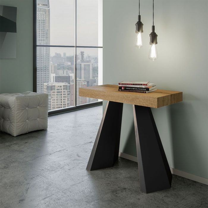 Consolle allungabile legno e metallo