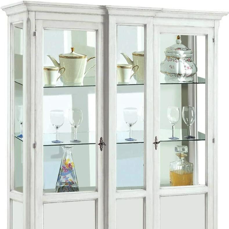 vetrinetta shabby chic bianco