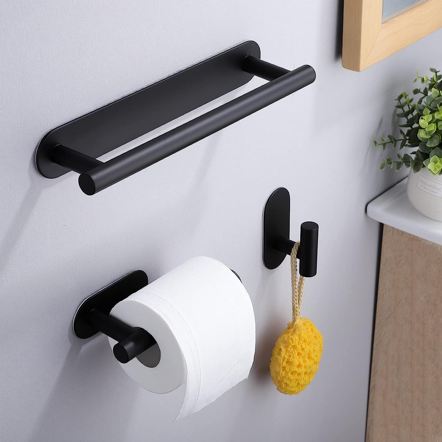 accessori bagno neri