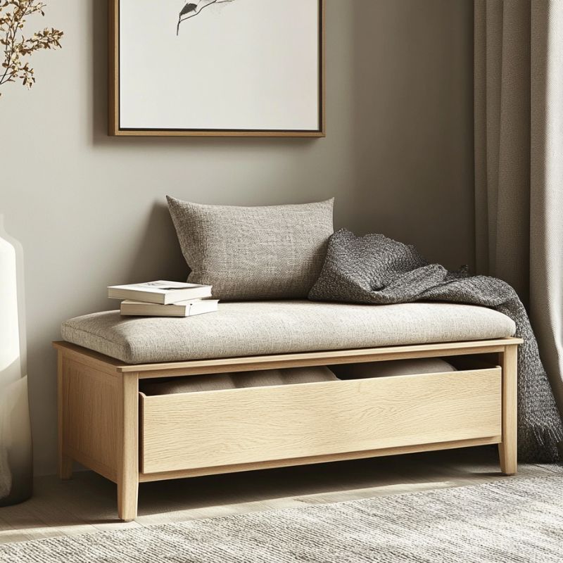 cassapanca contenitore in legno